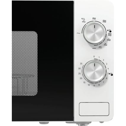GORENJE MO20E2W - Mikrobølgeovn med grill 800 W/230 V 20 l hvid