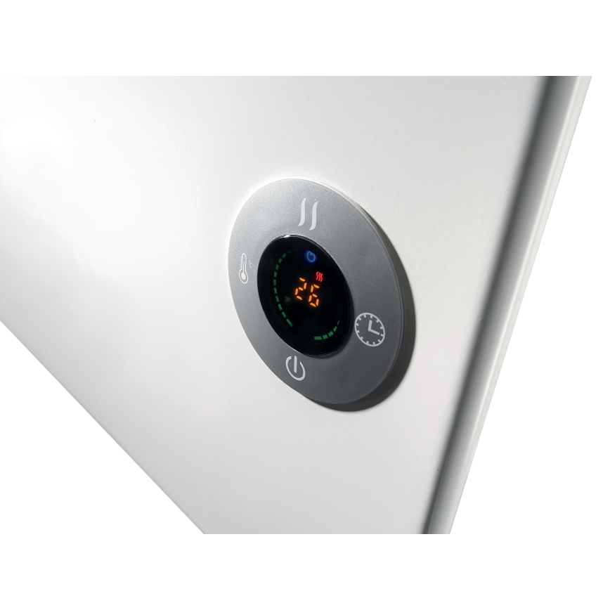 GORENJE OPTIHEAT 2000EWP - Smart elektrisk direktevarmer/konvektor 2000W IP44 Wi-Fi hvid