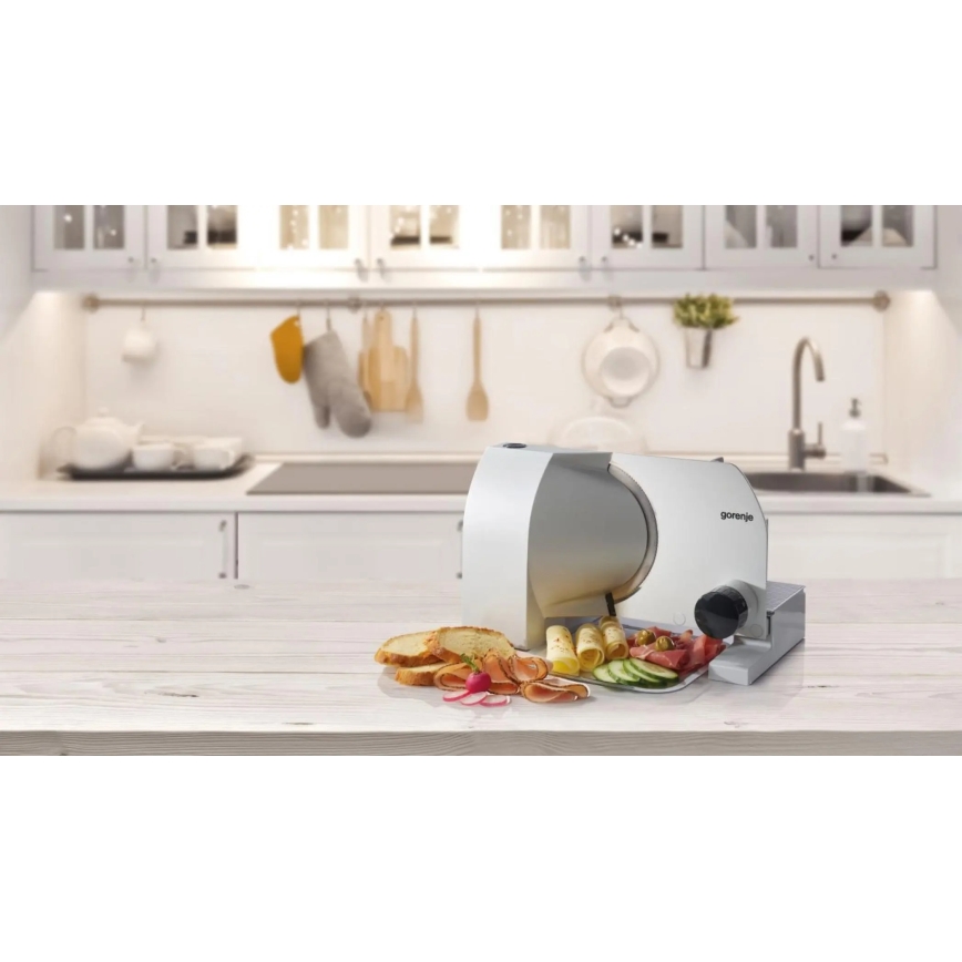 GORENJE R708A - Elektrisk pålægsskærer 100W/230V i rustfrit stål