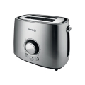 GORENJE T1000E - Brødrister til 2 skiver med varmerist 1000W/230V, rustfrit stål