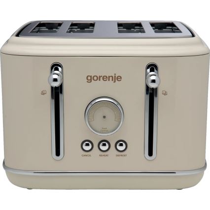 GORENJE T2300CLIN - 4-skive brødrister 1150W/230V beige