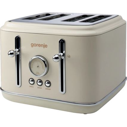 GORENJE T2300CLIN - 4-skive brødrister 1150W/230V beige