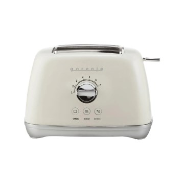 GORENJE T900RL - Brødrister med 2 åbninger 1000W/230V hvid