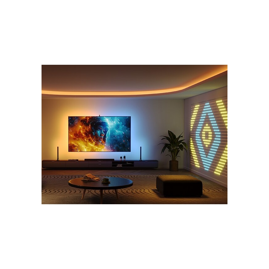 Govee - 2x Baggrundslys TV 55-65 SMART LED baggrundslys RGBICW Wi-Fi