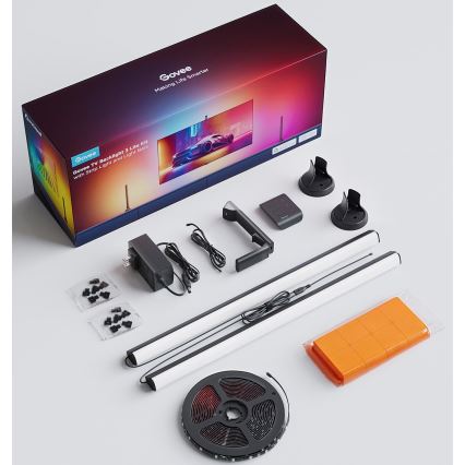 Govee - 2x Baggrundslys TV 55-65 SMART LED baggrundslys RGBICW Wi-Fi