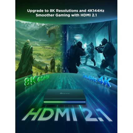 Govee - AI Sync Box Kit 2 Smart PC-belysningssæt til 27-34 + Wi-Fi LED-paneler