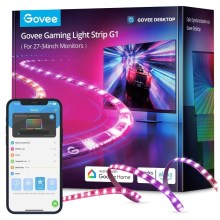 Govee - Dreamview G1 Smart LED RGBIC skærmlys 27-34" Wi-Fi