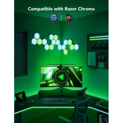 Govee - Dreamview G1 Smart LED RGBIC skærmlys 27-34" Wi-Fi