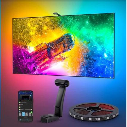 Govee - DreamView T2 DUAL TV 55-65" SMART LED baglygte RGBIC Wi-Fi + fjernbetjening