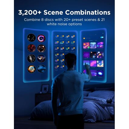 Govee - Galaxy Lysprojektor 2 Pro Matter med Wi‑Fi-højttaler