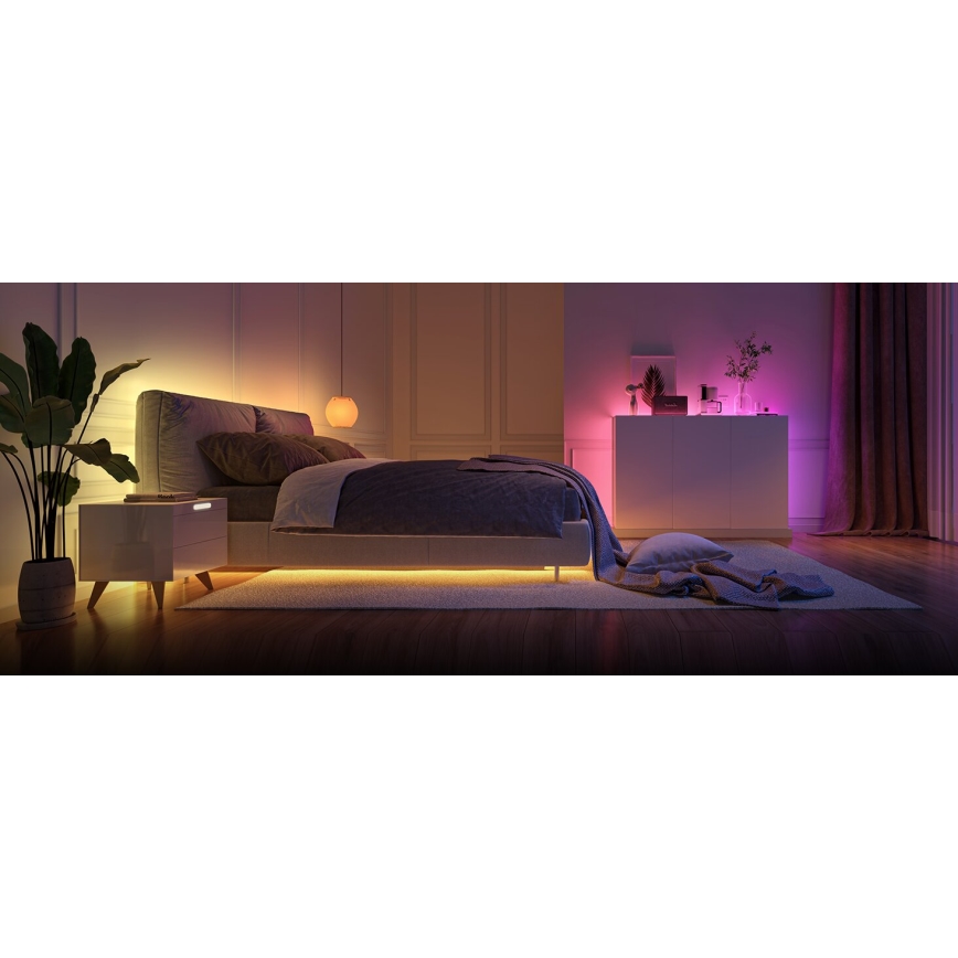 Govee - LED forlængerstrip dæmpbar RGBWWIC 2 Pro 1 m Wi-Fi Matter