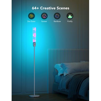 Govee - LED gulvlampe dæmpbar CYLINDER SMART RGBICWW 2200-6500K