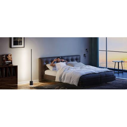 Govee - LED gulvlampe dæmpbar med højttaler Pro RGBICWW 2200-6500K Wi-Fi + fjernbetjening