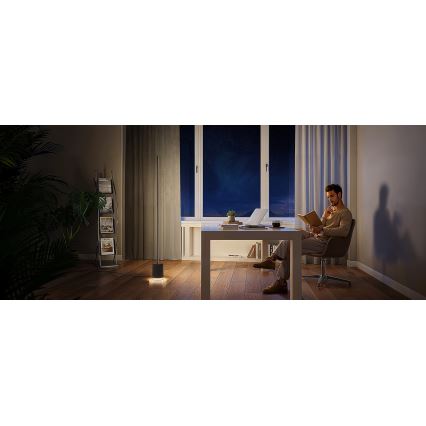 Govee - LED gulvlampe dæmpbar med højttaler Pro RGBICWW 2200-6500K Wi-Fi + fjernbetjening
