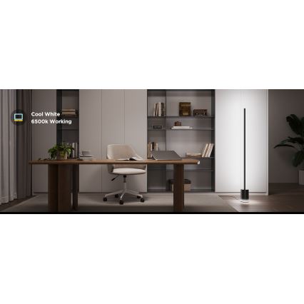 Govee - LED gulvlampe dæmpbar Smart MATTER LED RGBICWW 2200-6500K Wi-Fi + fjernbetjening