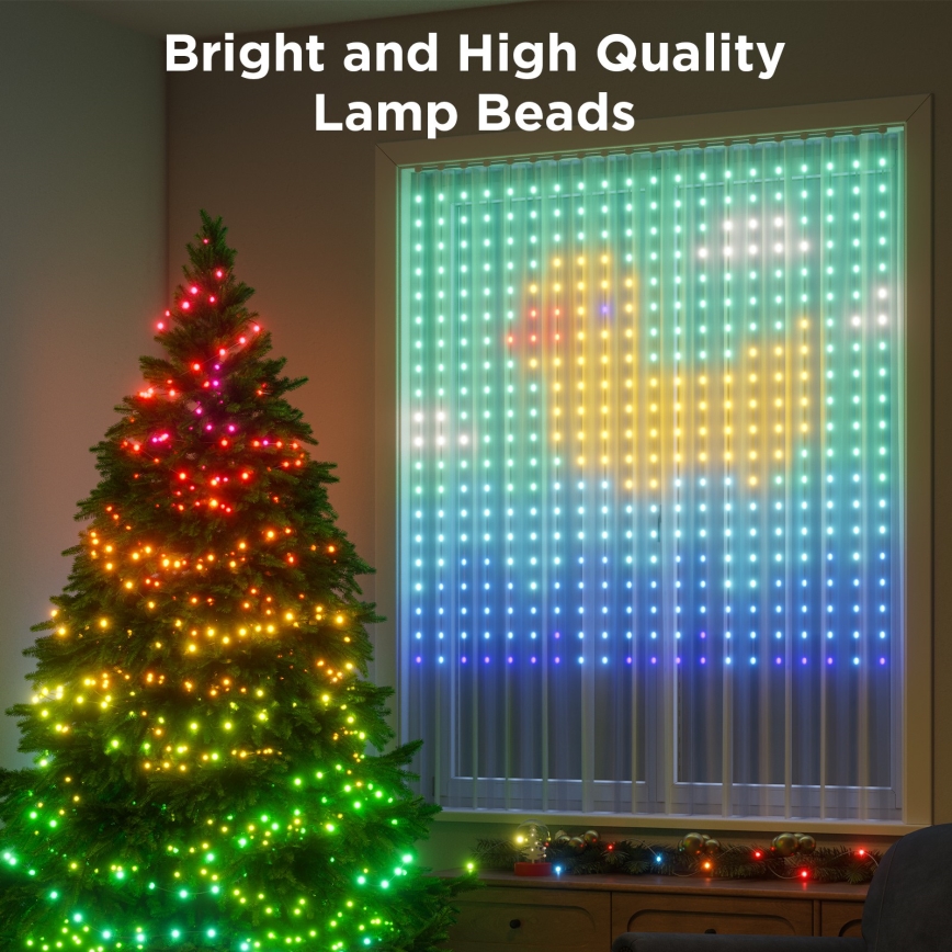 Govee - Udendørs LED lyskæde m. RGB-farver LED/15W/230V IP65 Wi-Fi