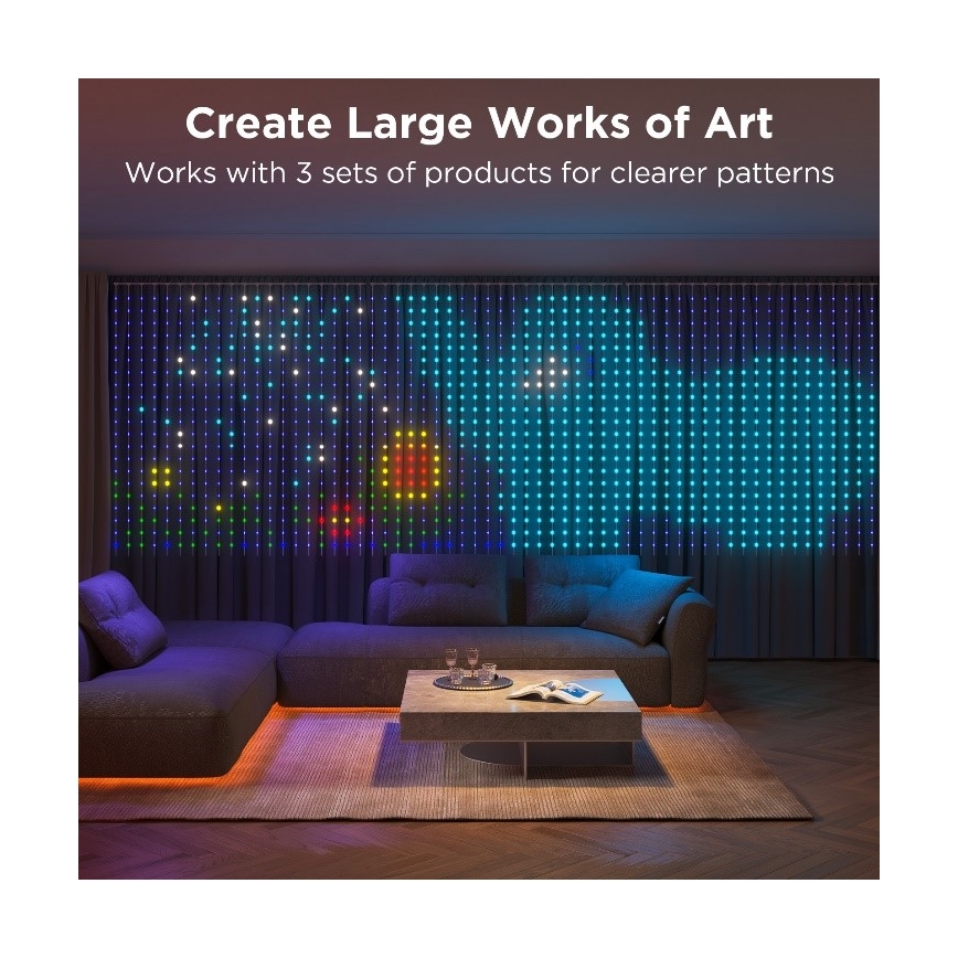 Govee - Udendørs LED lyskæde m. RGB-farver LED/15W/230V IP65 Wi-Fi