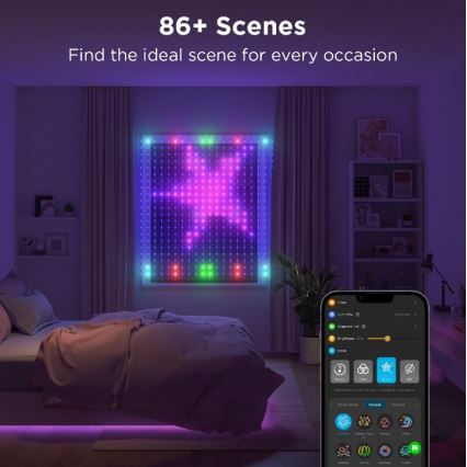 Govee - Udendørs LED lyskæde m. RGB-farver LED/15W/230V IP65 Wi-Fi