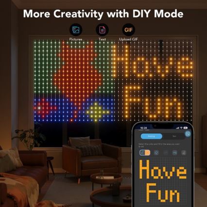 Govee - Udendørs LED lyskæde m. RGB-farver LED/15W/230V IP65 Wi-Fi