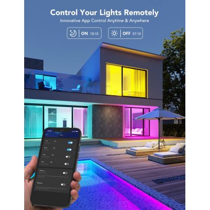 Govee - LED lyspære m. RGBWW-farver dæmpbar Smart E27/9W/230V 2700-6500K Wi-Fi