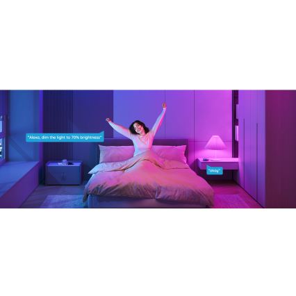 Govee - LED lyspære m. RGBWW-farver dæmpbar Smart E27/9W/230V 2700-6500K Wi-Fi
