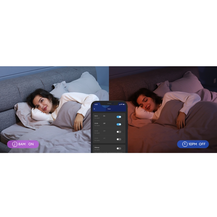 Govee - LED lyspære m. RGBWW-farver dæmpbar Smart E27/9W/230V 2700-6500K Wi-Fi