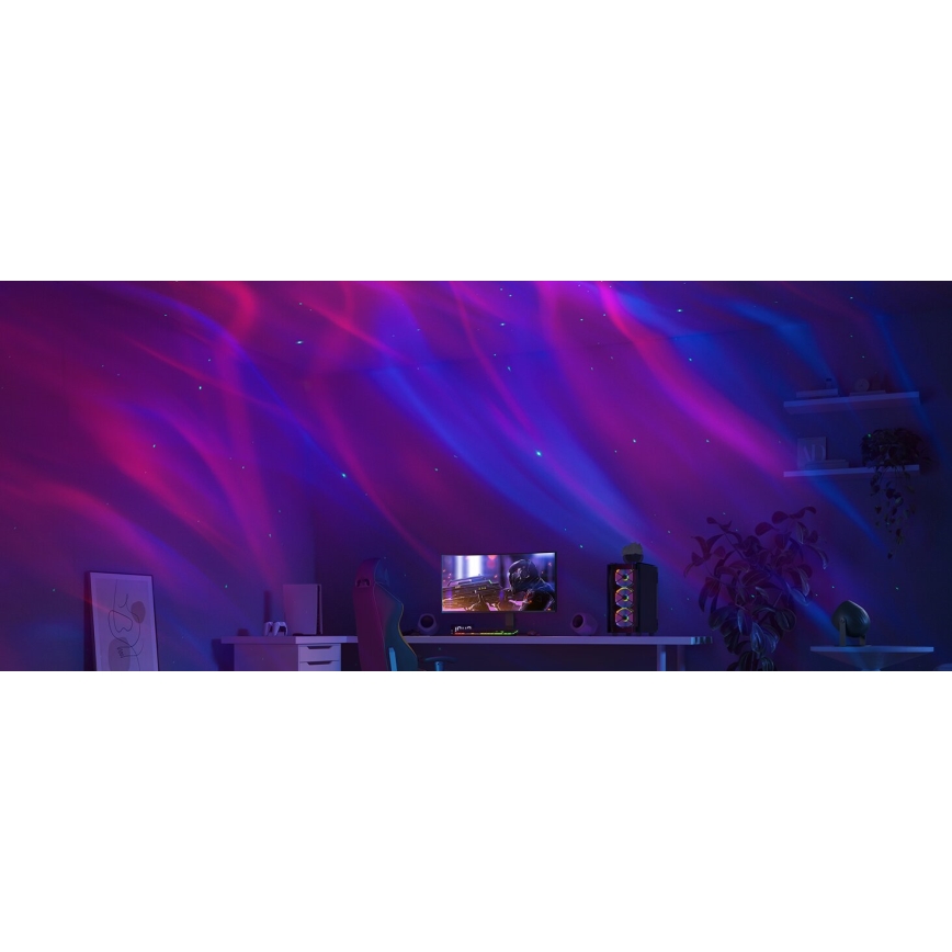 Govee - LED m. RGBW-farver Galaxy Belysning Projector Pro Wi-Fi Matter