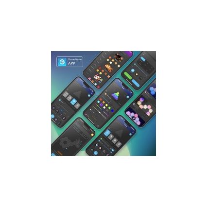 Govee - 10x LED panel m. RGB-farver dæmpbart LED/36W/230V Wi-Fi