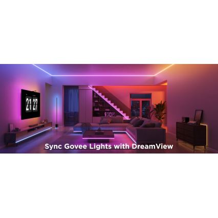 Govee - LED RGBICW Lysbånd dæmpbart COB 3780 dioder 3m Wi-Fi Matter