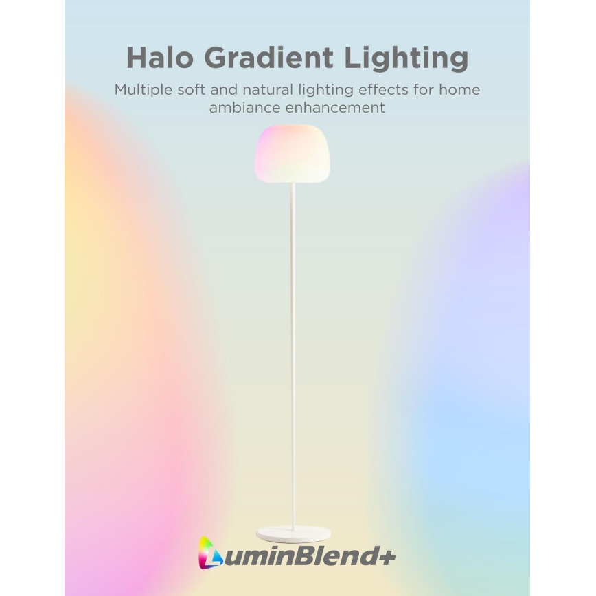Govee - LED RGBICWW Dæmpbar gulvlampe LANTERN MATTER LED/24W/230V Wi-Fi 160 cm