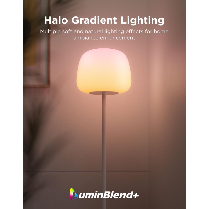 Govee - LED RGBICWW Dæmpbar gulvlampe LANTERN MATTER LED/24W/230V Wi-Fi 160 cm