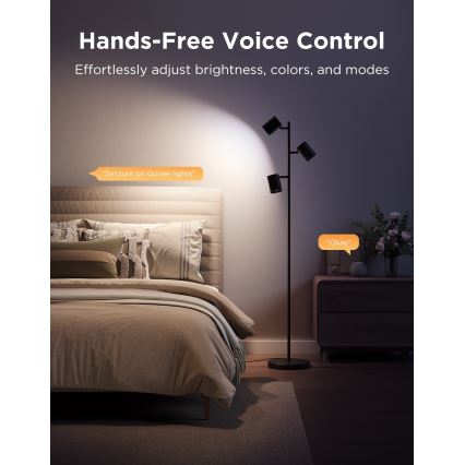 Govee - LED RGBICWW dæmpbar gulvlampe TREE MATTER LED/48W/230V Wi-Fi