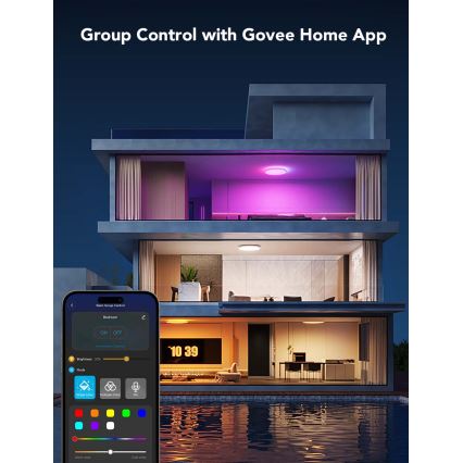 Govee - LED RGBICWW Dæmpbar loftlampe LED/29W/230V Ø 30 cm mat Wi-Fi