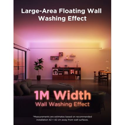 Govee - LED RGBICWW Ophængt LED-lysbånd/36W/24V 4m Skyline Matter Wi-Fi