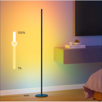 Govee - LED RGBW dæmpbar gulvlampe LITE MATTER LED/24W/230V Wi-Fi