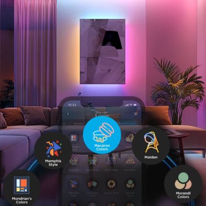 Govee - LED strip dæmpbar RGBWWIC 2 Pro 5 m Wi-Fi Matter