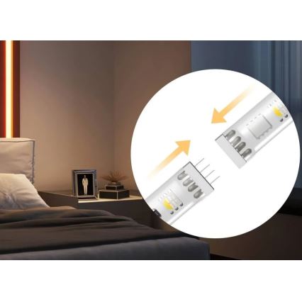 Govee - M1 PRO PREMIUM Smart RGBICW+ LED strip forlængerdel 1 m Wi-Fi Matter