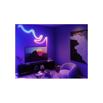 Govee - Neon 2 MATTER bøjelig LED lysbånd 5m RGBIC Wi-Fi IP67