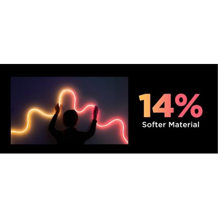 Govee - Neon 2 MATTER bøjelig LED lysbånd 5m RGBIC Wi-Fi IP67