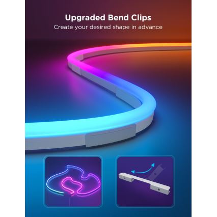 Govee - Neon 2 MATTER fleksibel RGBIC LED-strimmel 3 m med Wi-Fi