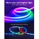Govee - Neon SMART bøjelig LED strip - RGBIC - 5 m Wi-Fi IP67