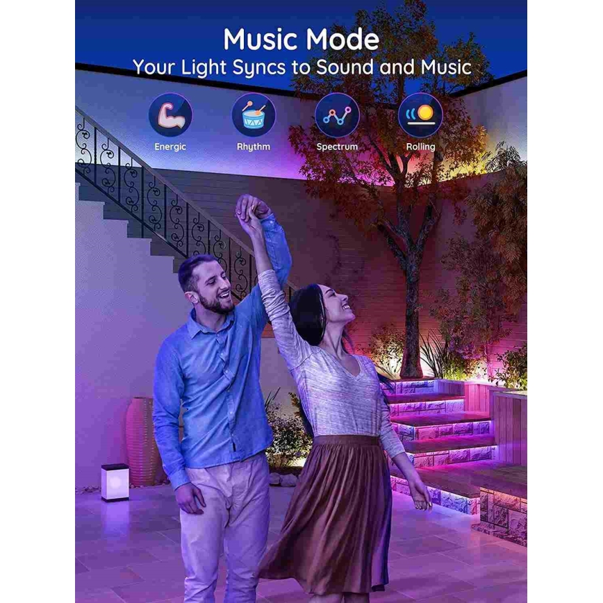 Govee - Phantasy Udendørs Pro SMART LED strips 10m - udendørs RGBIC Wi-Fi IP65