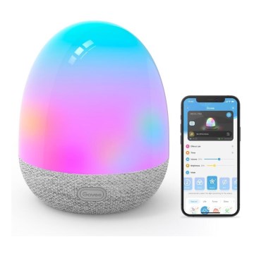Govee - RGBIC Smart LED natlampe med højttaler og Wi-Fi