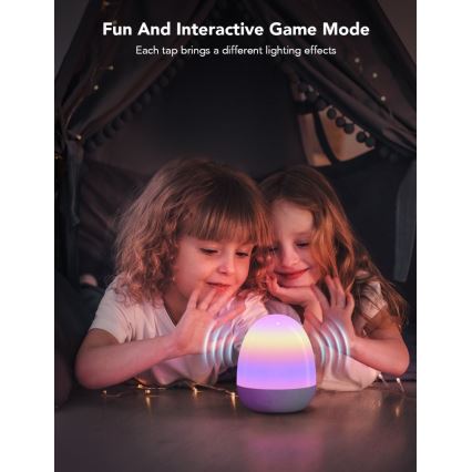 Govee - RGBIC Smart LED natlampe med højttaler og Wi-Fi