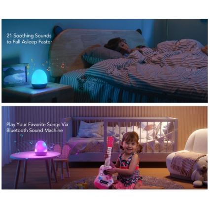 Govee - RGBIC Smart LED natlampe med højttaler og Wi-Fi