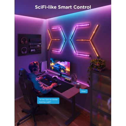 Govee - Smart Gaming (4+1) væglampe RGBIC Wi-Fi