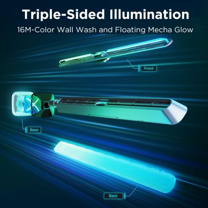 Govee - Smart RGBIC Gaming Pro lyspaneler med Matter og Wi-Fi