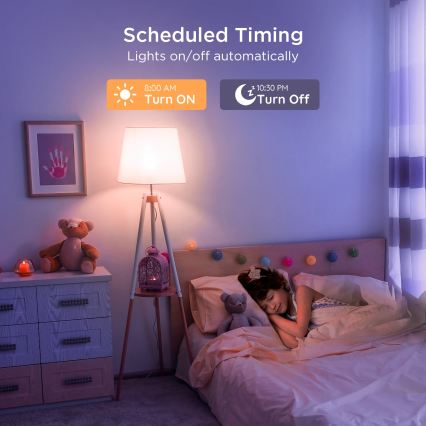 Govee - Sæt 2x Smart dæmpbar LED-pære MATTER A60 E27/9W/230V 2700-6500K Wi-Fi
