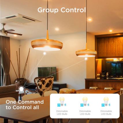 Govee - Sæt 2x Smart dæmpbar LED-pære MATTER A60 E27/9W/230V 2700-6500K Wi-Fi