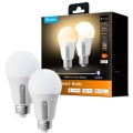 Govee - Sæt 2x Smart dæmpbar LED-pære MATTER A60 E27/9W/230V 2700-6500K Wi-Fi